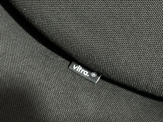 Poltrona Vitra Waver - Konstantin Grcic - nero/arancione - poltrona girevole - fuori produzione – Poltrone (photo 3 of 7)