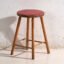 Antique wooden stool with round seat – Central Europe, circa 1950 – Rustic (photo 10 of 34)