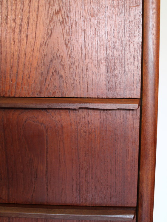 Vintage Deense ladekast in teak – Ladekasten, Wood (photo 8 of 8)