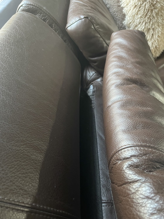 2x B&B Italia - Monumenta Erasmo Sofa by Afra & Tobia Scarpa – Sofagarnitur, Leather, Metal (photo 5 of 6)