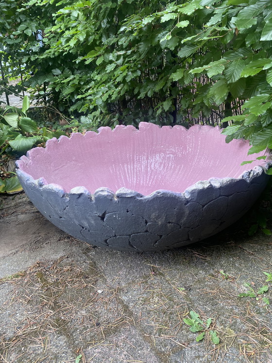 Image 1 of Large XXL bowl of ECRI hardy fired clay