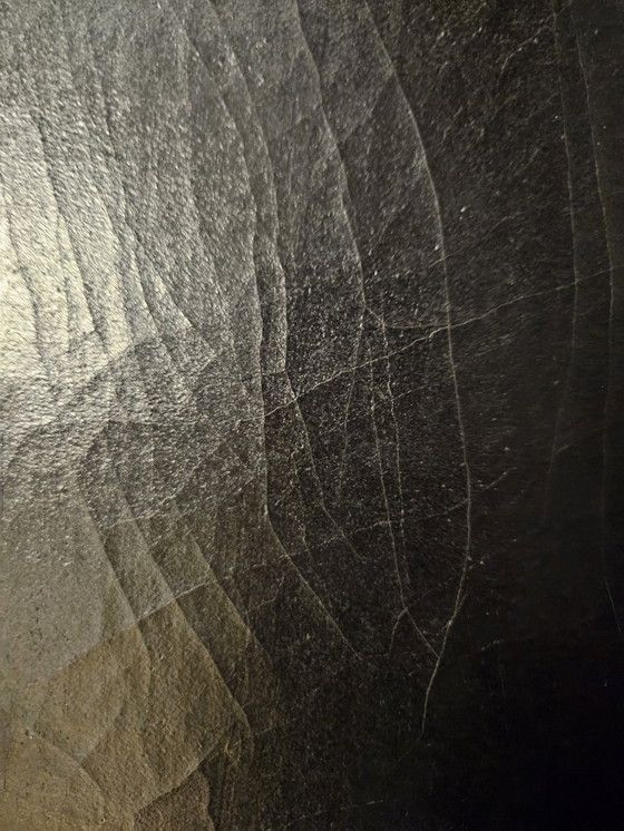 Image 1 of Zeldzaam handgeschilderd Art Deco kamerscherm – in de stijl van Michelangelo’s “Schepping van Adam” (ca. 1920–1935)