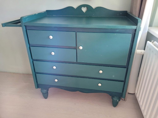 Commode vintage + armoire murale