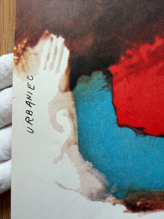 Maciej Urbaniec (1925-2004), Chimpancés de arte pop de Cyrk, 1979, Póster nº 24, Copyright de Desa Foreign (photo 3 of 8)