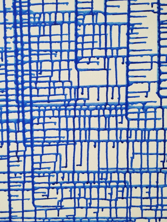 Image 1 of Natia Antadze Composizione astratta Blu XXL