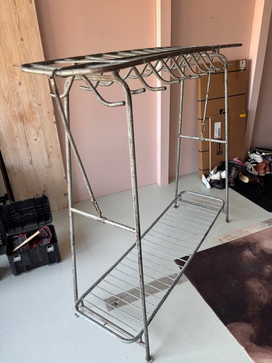 Image 1 of Industrial free-standing coat rack