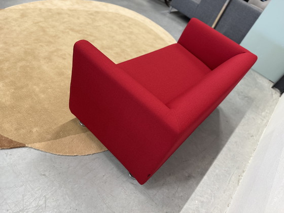 Image 1 of Divano Gelderland 4800 Bank 2 posti in tessuto Vidar rosso 160