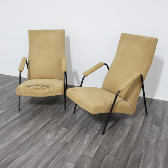 Image 1 of ALF SVENSSON LJUNG INDUSTRIER Pair of Armchairs Design Modernariato 1950’s