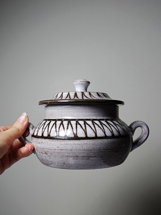 Vintage covered ceramic pot from Vallauris, Émile Masson, 1960s-1970s – Decorative Objects (photo 4 of 8)