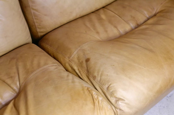 Image 1 of Divano in pelle, modello Albany, fine anni '70, edizione Roset