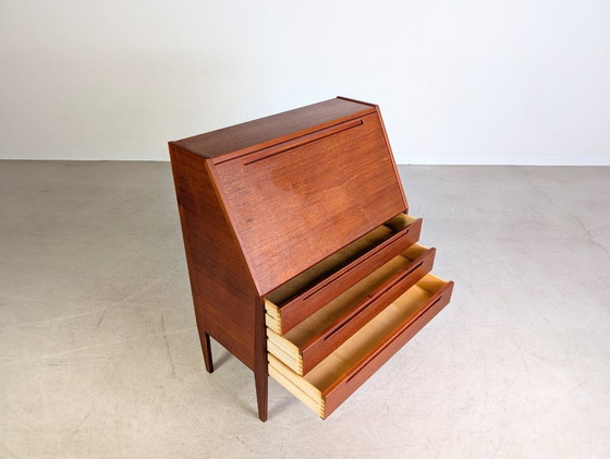 Image 1 of Secrétaire original Nils Jonsson HJN Mobler Midcentury en teck danois
