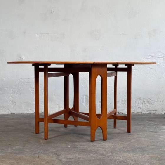 Image 1 of Vintage Teak Gateleg Drop-Leaf Dining Table by Jentique, 1960