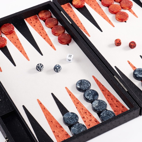 Backgammon Elie Raphaël – Objets déco, Skaï (photo 4 of 8)