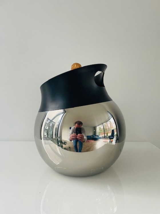 BergHOFF Zeno wijn- en champagnekoeler, RVS design, Tafelaccessoires, Kunststof, Roestvrij staal, Zwart (foto 10 van 14)