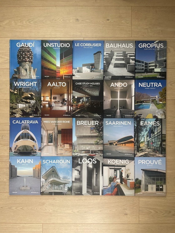 Image 1 of World Architects (20 volumes) Taschen / De Volkskrant