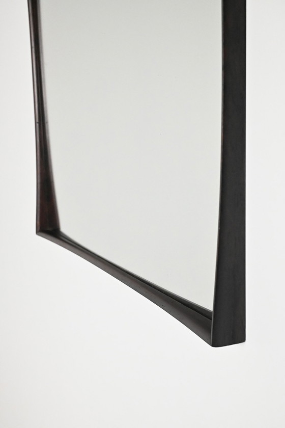 Image 1 of Square rosewood mirror
