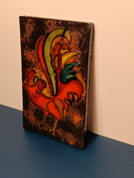 Ruscha Ceramic tile 70s 3,5kg 23cmX36cm hun