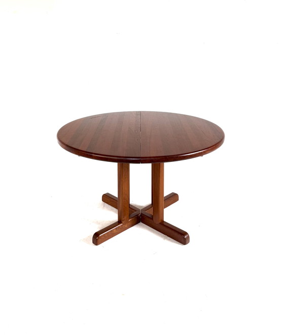 Image 1 of Vintage extendable Danish teak dining table '70s