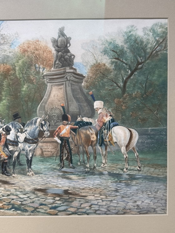 Image 1 of RAYMOND DESVARREUX / litografia / Napoleone (2 obrazy) / 1905