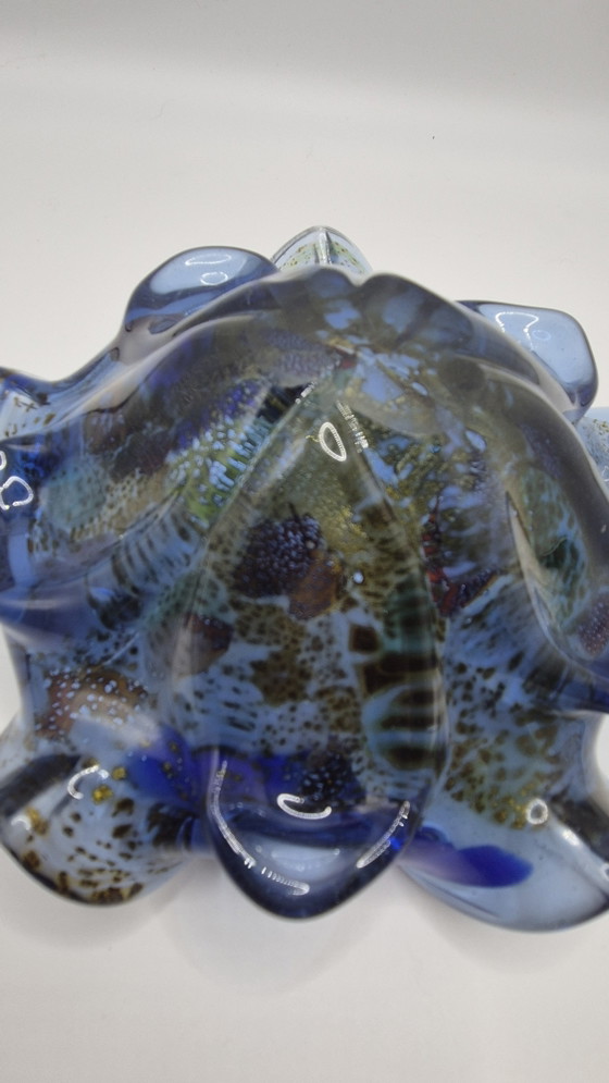 Vintage Murano "Tutti Frutti" Bowl – 1950s/60s – Gold Leaf – Decorative Objects, Glass (photo 7 of 14)