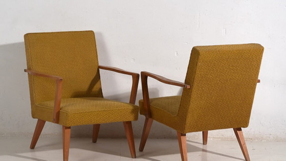Poltrone vintage (c.1950). Set di 2 pezzi – Wood (photo 3 of 40)