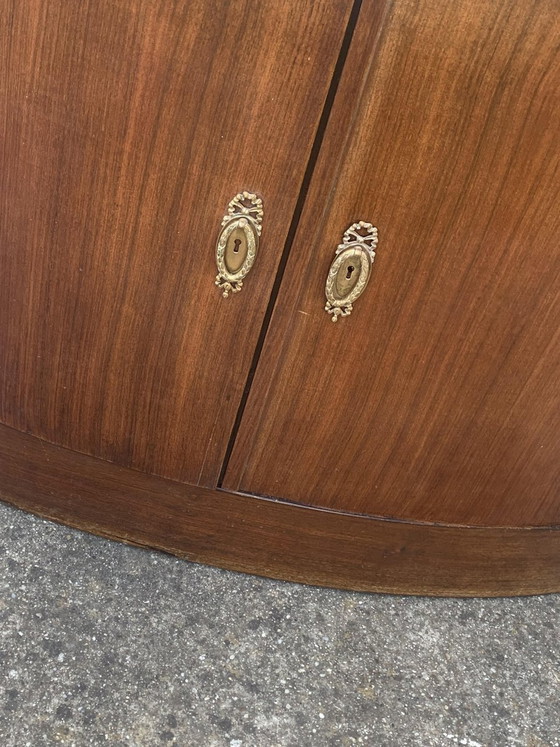 Credenza da cucina Art Nouveau – Credenze con vetrina, Legno, Ottone (photo 2 of 10)