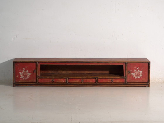 Antiker niedriger Schrank aus Ulmenholz – China, ca. 1900 – Sideboard, Iron (photo 33 of 40)