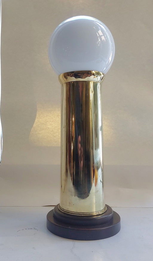 WW2 Artillery shell table lamp. 