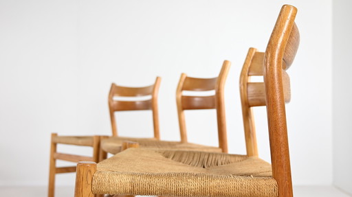 Børge Mogensen, set of 6 BM-1 chairs for C.M Madsens Møbelfabrik