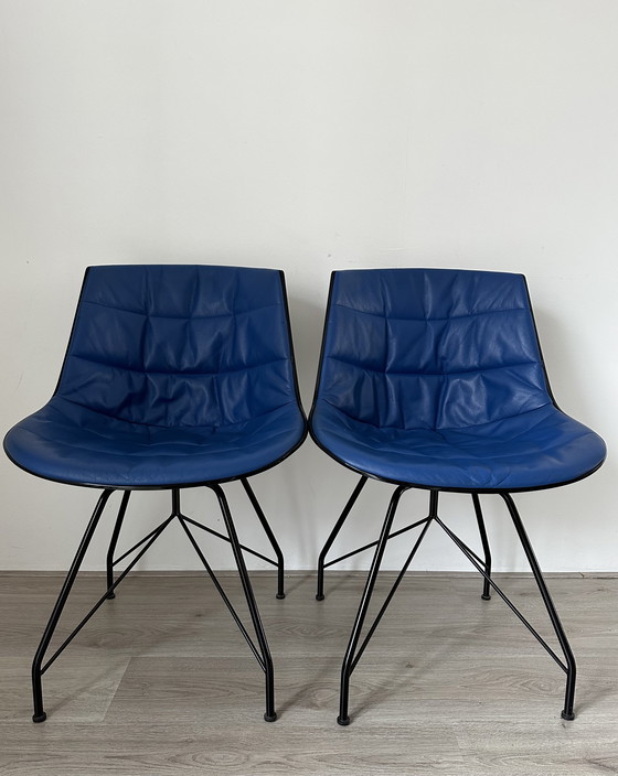 Image 1 of 4x sedie di design Italia Flow in MDF