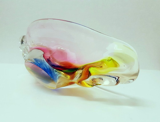 Image 1 of Bowl /Hand free blown glass / Josef Rozinek 
