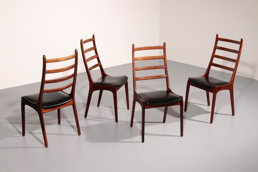 Chaise design danoise vintage par Kai Kristiansen pour KS Mobler