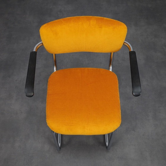 Image 1 of Sedia in acciaio tubolare Gispen 207 di W.H. Gispen, Paesi Bassi, anni '50