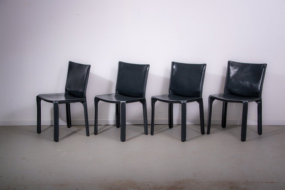 Image 1 of Sedie laterali Cab 412 Progettate da Mario Bellini per Cassina.