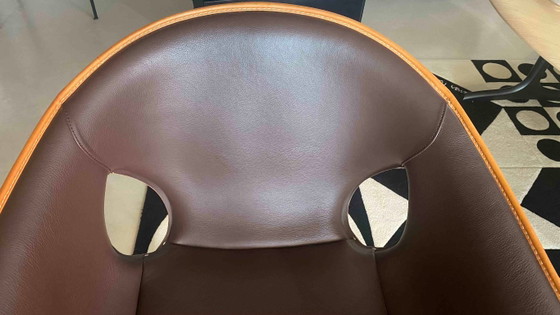POLTRONA FRAU POLTRONCINA GINGER – Sedie girevoli, Leather, Wood (photo 13 of 36)