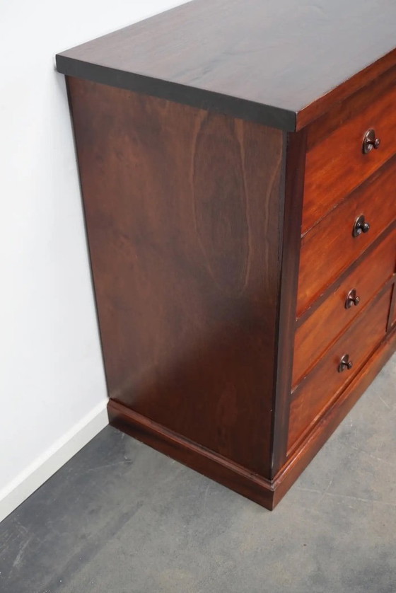 Image 1 of English mahogany chest of drawers / chest of drawers, 1930s