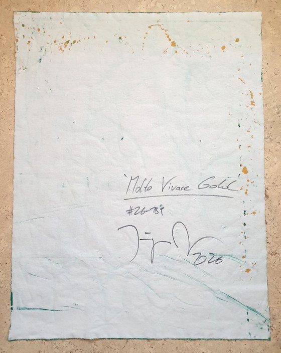 Jürgen Angeler - Molto Vivace Gold – Paintings & Drawings, Canvas (photo 12 of 16)
