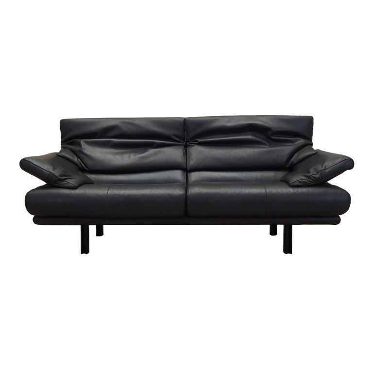 Leather sofa Alanda, Italian design, 1980s, manufacturer: B&B
