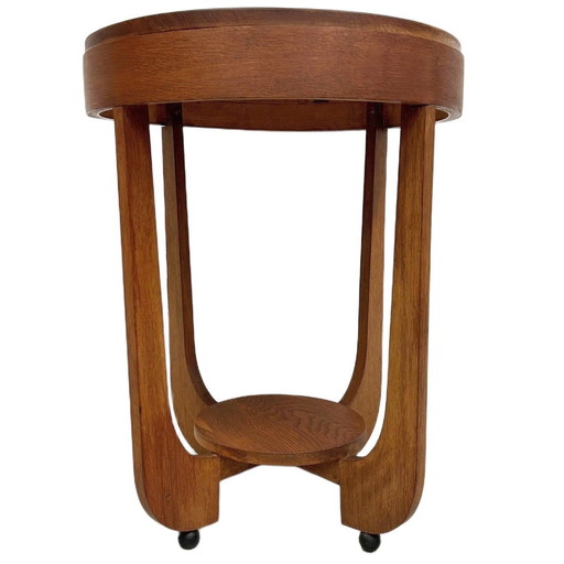 Vintage side table Amsterdam School Art Deco 1930s