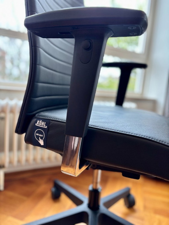 Image 1 of Bureaustoel KÖHL TEMPEO echt leder