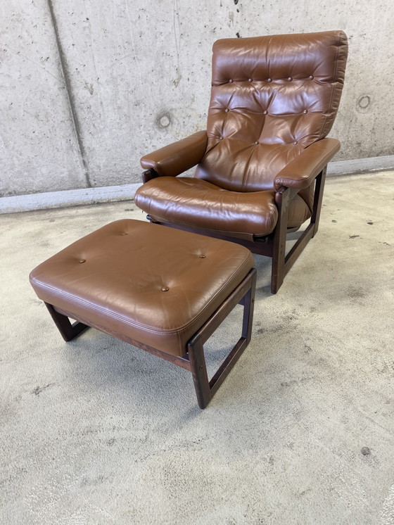 Image 1 of Set/2 Sillones Coja Culemborg Coñac Años 70