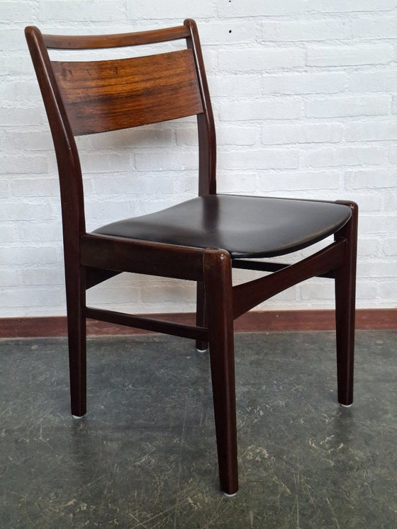 4x Sedie da pranzo in palissandro anni '60 – Legno (photo 7 of 13)