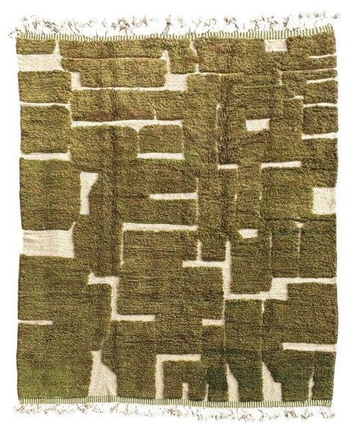 Moroccan Mrirt Rug 270x330 cm – Handmade Wool Area Rug, Modern Berber Rug, Large Luxury Moroccan Rug