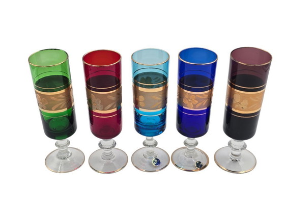 Image 1 of 5 Italiaanse vintage Champagne glazen