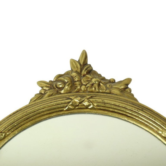 Image 1 of Classic Brass Table Mirror