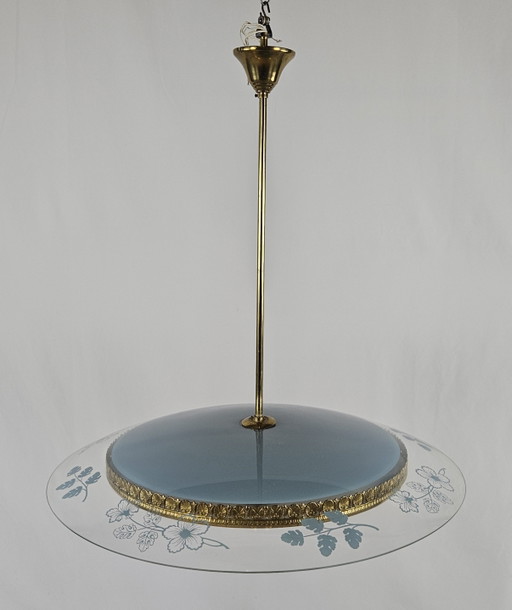 Lámpara de araña Pietro Chiesa para Fontana Arte