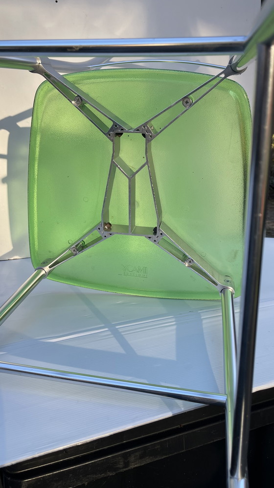Image 1 of 3 Bagutta Ycami Edizioni Aluminium met Kunststof stoelen 