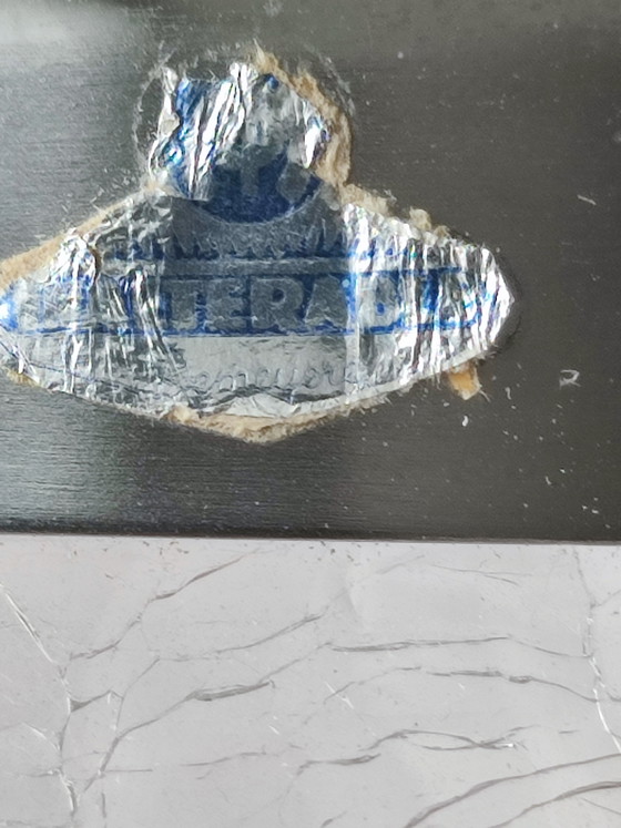 Seau à glace en verre fissuré, glaçons, apéritif, années 1950 – Demeyere Inalterable, Accessoires de table (photo 9 of 9)