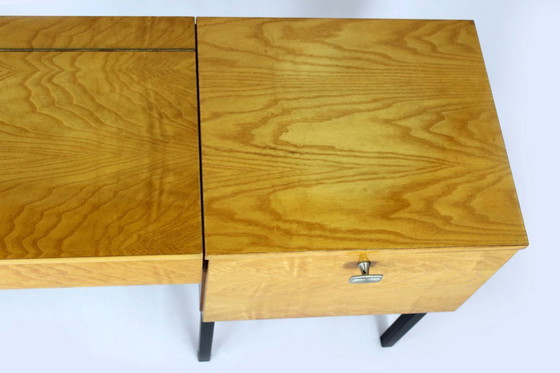 Image 1 of Mid-Century Modular Ash Desk with Mirror from Up Zavody, Czechoslovakia, 1970s