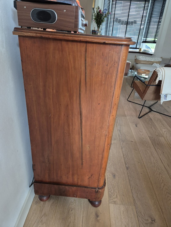 Image 1 of Mahonie ladekast uit Engeland,19de eeuw (vintage/antiek)